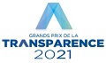 Logo "Prix de la Transparence 2021"