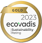 Logo EcoVadis golden 2023