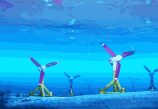 Turbines within the ocean