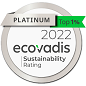 Logo EcoVadis golden 2023 